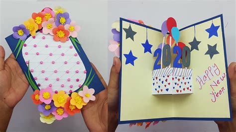 beautiful handmade new year card